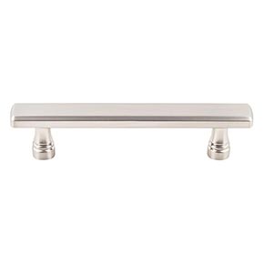 Top Knobs [TK853BSN] Die Cast Zinc Cabinet Pull Handle - Kingsbridge Series - Standard Size - Brushed Satin Nickel Finish - 3 3/4" C/C - 5 13/16" L