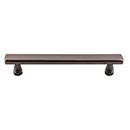 Top Knobs [TK854AG] Die Cast Zinc Cabinet Pull Handle - Kingsbridge Series - Oversized - Ash Gray Finish - 5 1/16" C/C - 6 3/8" L