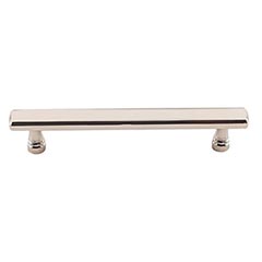 Top Knobs [TK854PN] Die Cast Zinc Cabinet Pull Handle - Kingsbridge Series - Oversized - Polished Nickel Finish - 5 1/16" C/C - 6 3/8" L