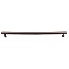 Top Knobs [TK857AG] Die Cast Zinc Cabinet Pull Handle - Kingsbridge Series - Oversized - Ash Gray Finish - 12" C/C - 13 5/16" L