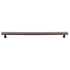 Top Knobs [TK857AG] Die Cast Zinc Cabinet Pull Handle - Kingsbridge Series - Oversized - Ash Gray Finish - 12" C/C - 13 5/16" L