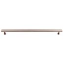 Top Knobs [TK857BSN] Die Cast Zinc Cabinet Pull Handle - Kingsbridge Series - Oversized - Brushed Satin Nickel Finish - 12" C/C - 13 5/16" L