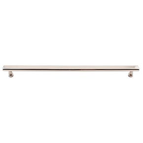 Top Knobs [TK857PN] Die Cast Zinc Cabinet Pull Handle - Kingsbridge Series - Oversized - Polished Nickel Finish - 12" C/C - 13 5/16" L