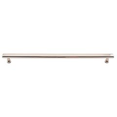 Top Knobs [TK857PN] Die Cast Zinc Cabinet Pull Handle - Kingsbridge Series - Oversized - Polished Nickel Finish - 12" C/C - 13 5/16" L