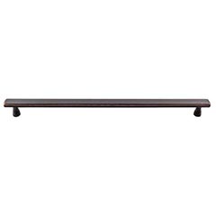 Top Knobs [TK857UM] Die Cast Zinc Cabinet Pull Handle - Kingsbridge Series - Oversized - Umbrio Finish - 12" C/C - 13 5/16" L