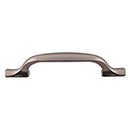 Top Knobs [TK863AG] Die Cast Zinc Cabinet Pull Handle - Torbay Series - Standard Size - Ash Gray Finish - 3 3/4&quot; C/C - 5 1/2&quot; L