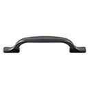 Top Knobs [TK863BLK] Die Cast Zinc Cabinet Pull Handle - Torbay Series - Standard Size - Flat Black Finish - 3 3/4" C/C - 5 1/2" L