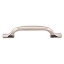 Top Knobs [TK863BSN] Die Cast Zinc Cabinet Pull Handle - Torbay Series - Standard Size - Brushed Satin Nickel Finish - 3 3/4" C/C - 5 1/2" L