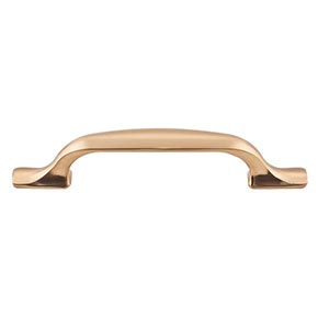 Top Knobs [TK863HB] Die Cast Zinc Cabinet Pull Handle - Torbay Series - Standard Size - Honey Bronze Finish - 3 3/4" C/C - 5 1/2" L