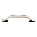 Top Knobs [TK863PN] Die Cast Zinc Cabinet Pull Handle - Torbay Series - Standard Size - Polished Nickel Finish - 3 3/4" C/C - 5 1/2" L