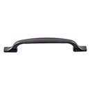 Top Knobs [TK864BLK] Die Cast Zinc Cabinet Pull Handle - Torbay Series - Oversized - Flat Black Finish - 5 1/16&quot; C/C - 6 3/4&quot; L