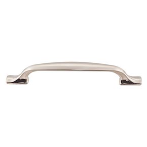 Top Knobs [TK864BSN] Die Cast Zinc Cabinet Pull Handle - Torbay Series - Oversized - Brushed Satin Nickel Finish - 5 1/16" C/C - 6 3/4" L