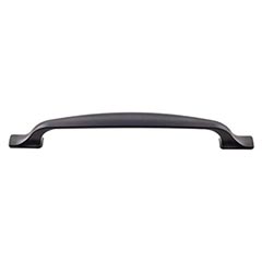 Top Knobs [TK865BLK] Die Cast Zinc Cabinet Pull Handle - Torbay Series - Oversized - Flat Black Finish - 6 5/16" C/C - 8" L