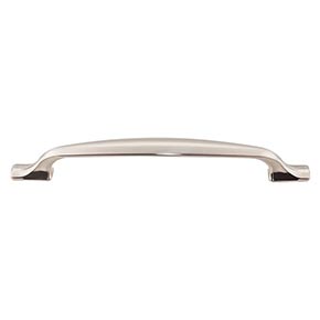 Top Knobs [TK865BSN] Die Cast Zinc Cabinet Pull Handle - Torbay Series - Oversized - Brushed Satin Nickel Finish - 6 5/16" C/C - 8" L