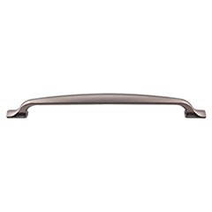 Top Knobs [TK867AG] Die Cast Zinc Cabinet Pull Handle - Torbay Series - Oversized - Ash Gray Finish - 8 13/16" C/C - 10 1/2" L
