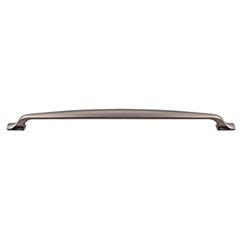 Top Knobs [TK868AG] Die Cast Zinc Cabinet Pull Handle - Torbay Series - Oversized - Ash Gray Finish - 12" C/C - 13 3/4" L