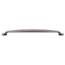 Top Knobs [TK868AG] Die Cast Zinc Cabinet Pull Handle - Torbay Series - Oversized - Ash Gray Finish - 12" C/C - 13 3/4" L