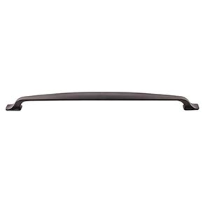 Top Knobs [TK868SAB] Die Cast Zinc Cabinet Pull Handle - Torbay Series - Oversized - Sable Finish - 12" C/C - 13 3/4" L