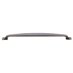 Top Knobs [TK868UM] Die Cast Zinc Cabinet Pull Handle - Torbay Series - Oversized - Umbrio Finish - 12" C/C - 13 3/4" L