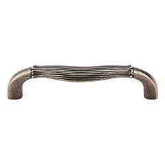 Top Knobs [M924] Die Cast Zinc Cabinet Pull Handle - Bow Series - Standard Size - German Bronze Finish - 3 3/4&quot; C/C - 4 3/16&quot; L