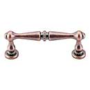 Top Knobs [M1713] Die Cast Zinc Cabinet Pull Handle - Edwardian Series - Standard Size - Pewter Antique Finish - 3&quot; C/C - 3 11/16&quot; L