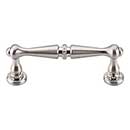 Top Knobs [M1714] Die Cast Zinc Cabinet Pull Handle - Edwardian Series - Standard Size - Brushed Satin Nickel Finish - 3" C/C - 3 11/16" L