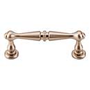 Top Knobs [M1717] Die Cast Zinc Cabinet Pull Handle - Edwardian Series - Standard Size - Brushed Bronze Finish - 3&quot; C/C - 3 11/16&quot; L