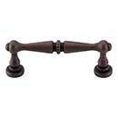 Top Knobs [M1718] Die Cast Zinc Cabinet Pull Handle - Edwardian Series - Standard Size - Patina Rouge Finish - 3&quot; C/C - 3 11/16&quot; L