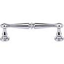 Top Knobs [M1938] Die Cast Zinc Cabinet Pull Handle - Edwardian Series - Standard Size - Polished Chrome Finish - 3 3/4&quot; C/C - 4 7/16&quot; L