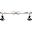 Top Knobs [M1939] Die Cast Zinc Cabinet Pull Handle - Edwardian Series - Standard Size - Polished Nickel Finish - 3 3/4" C/C - 4 7/16" L