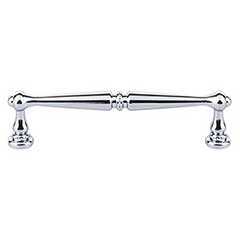 Top Knobs [M1941] Die Cast Zinc Cabinet Pull Handle - Edwardian Series - Oversized - Polished Chrome Finish - 5&quot; C/C - 5 3/4&quot; L