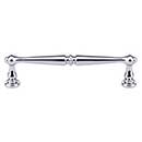 Top Knobs [M1941] Die Cast Zinc Cabinet Pull Handle - Edwardian Series - Oversized - Polished Chrome Finish - 5&quot; C/C - 5 3/4&quot; L