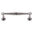 Top Knobs [M914] Die Cast Zinc Cabinet Pull Handle - Edwardian Series - Standard Size - Pewter Antique Finish - 3 3/4&quot; C/C - 4 7/16&quot; L