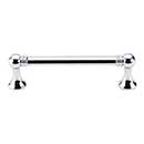 Top Knobs [M1623] Die Cast Zinc Cabinet Pull Handle - Grace Series - Standard Size - Polished Chrome Finish - 3 3/4" C/C - 4 7/16" L