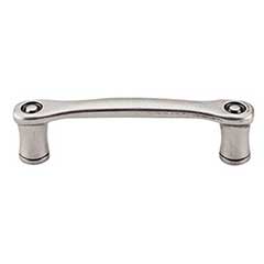 Top Knobs [M971] Die Cast Zinc Cabinet Pull Handle - Link Series - Standard Size - Pewter Antique Finish - 3&quot; C/C - 3 5/8&quot; L