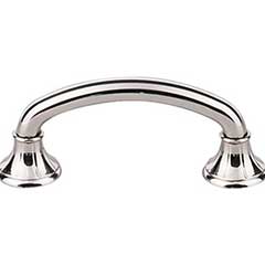 Top Knobs [M1936] Die Cast Zinc Cabinet Pull Handle - Lund Series - Standard Size - Polished Nickel Finish - 3&quot; C/C - 4&quot; L