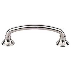 Top Knobs [M1937] Die Cast Zinc Cabinet Pull Handle - Lund Series - Standard Size - Polished Nickel Finish - 4&quot; C/C - 5&quot; L