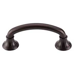Top Knobs [M964] Die Cast Zinc Cabinet Pull Handle - Lund Series - Standard Size - Oil Rubbed Bronze Finish - 3" C/C - 4" L