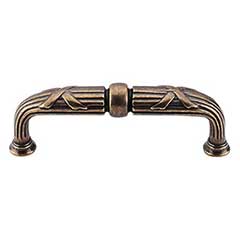 Top Knobs [M936] Die Cast Zinc Cabinet Pull Handle - Ribbon &amp; Reed Series - Standard Size - German Bronze Finish - 3 3/4&quot; C/C - 4 5/16&quot; L