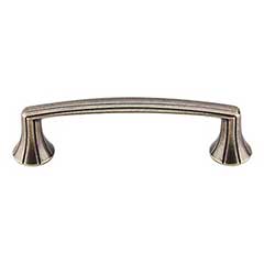 Top Knobs [M957] Die Cast Zinc Cabinet Pull Handle - Rue Series - Standard Size - German Bronze Finish - 3 3/4" C/C - 4 5/8" L