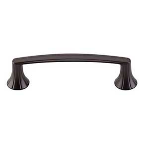 Top Knobs [M958] Die Cast Zinc Cabinet Pull Handle - Rue Series - Standard Size - Oil Rubbed Bronze Finish - 3 3/4" C/C - 4 5/8" L