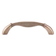 Top Knobs [M1641] Die Cast Zinc Cabinet Pull Handle - Straight Series - Standard Size - Brushed Bronze Finish - 3 3/4&quot; C/C - 4 7/16&quot; L
