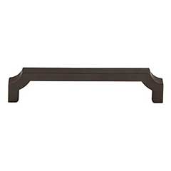Top Knobs [TK3022AG] Die Cast Zinc Cabinet Pull Handle - Davenport Series - Oversized - Ash Gray Finish - 5 1/16" C/C - 5 7/16" L