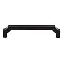 Top Knobs [TK3022BLK] Die Cast Zinc Cabinet Pull Handle - Davenport Series - Oversized - Flat Black Finish - 5 1/16&quot; C/C - 5 7/16&quot; L