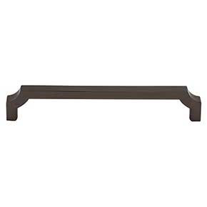 Top Knobs [TK3023AG] Die Cast Zinc Cabinet Pull Handle - Davenport Series - Oversized - Ash Gray Finish - 6 5/16" C/C - 6 3/4" L