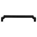 Top Knobs [TK3023BLK] Die Cast Zinc Cabinet Pull Handle - Davenport Series - Oversized - Flat Black Finish - 6 5/16&quot; C/C - 6 3/4&quot; L