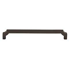 Top Knobs [TK3024AG] Die Cast Zinc Cabinet Pull Handle - Davenport Series - Oversized - Ash Gray Finish - 7 9/16" C/C - 8" L