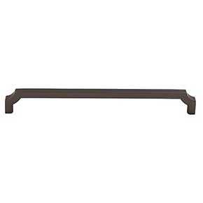 Top Knobs [TK3025AG] Die Cast Zinc Cabinet Pull Handle - Davenport Series - Oversized - Ash Gray Finish - 8 13/16" C/C - 9 3/16" L