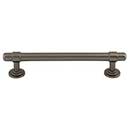 Top Knobs [TK3002AG] Die Cast Zinc Cabinet Pull Handle - Ellis Series - Oversized - Ash Gray Finish - 5 1/16&quot; C/C - 6 7/16&quot; L