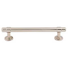 Top Knobs [TK3002PN] Die Cast Zinc Cabinet Pull Handle - Ellis Series - Oversized - Polished Nickel Finish - 5 1/16&quot; C/C - 6 7/16&quot; L